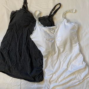 2 nursing camis, size M